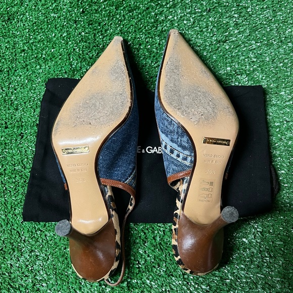 Dolce & Gabbana denim mini heel - Picture 2 of 5